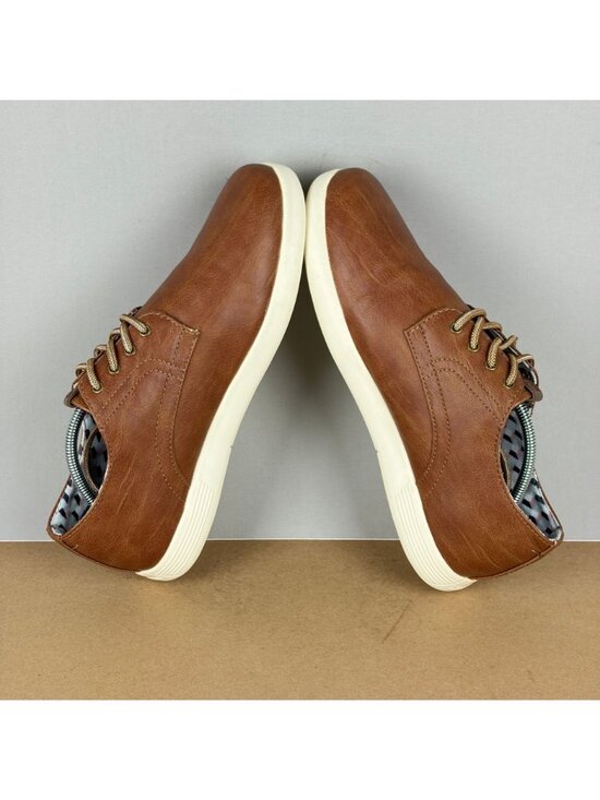 Ben Sherman Presley Oxford Lace Up Shoes Mens 8.5 Brown Faux Leather main image 9
